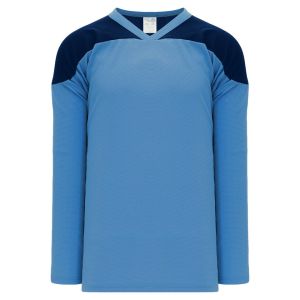 Athletic Knit H6100-232 League Hockey Jersey - Sky/Navy - Primary