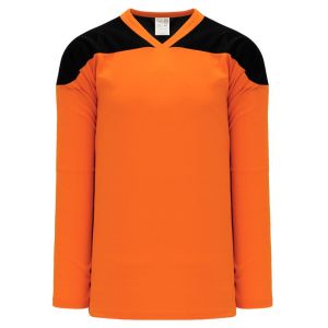 Athletic Knit H6100-263 League Hockey Jersey - Orange/Black - Primary