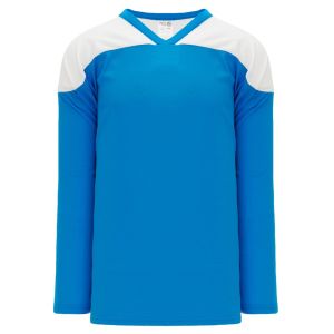 Athletic Knit H6100-289 League Hockey Jersey - Pro Blue/White - Primary