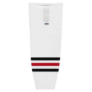 Athletic Knit HS2100-305 Lightweight Pro Hockey Socks - Chicago White - Primary