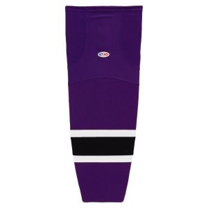 Athletic Knit HS2100-438 Lightweight Pro Hockey Socks - Purple/White/Black - Primary