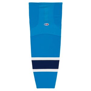 Athletic Knit HS2100-468 Lightweight Pro Hockey Socks - Pro Blue/White/Navy - Primary
