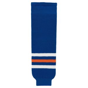Athletic Knit HS630-320 Knitted Striped Hockey Socks - Edmonton Royal - Primary