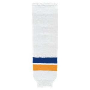 Athletic Knit HS630-449 Knitted Striped Hockey Socks - 2014 St. Louis White - Primary