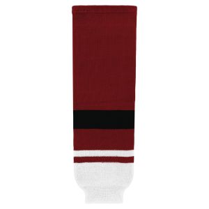 Athletic Knit HS630-582 Knitted Striped Hockey Socks - 2015 Arizona Av Red - Primary