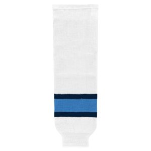 Athletic Knit HS630-832 Knitted Striped Hockey Socks - 2008 Pittsburgh 3rd White - Primary