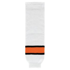 Athletic Knit HS630-859 Knitted Striped Hockey Socks - Philadelphia White - Primary