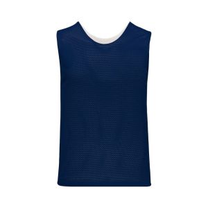 Athletic Knit LF302-216 Reversible Field Lacrosse Jersey - Navy/White - Primary