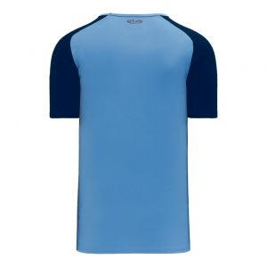 A1375 Apparel Short Sleeve Shirt - Sky/Navy - Back