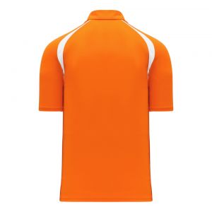 A1820 Apparel Polo Shirt - Orange/White - Back