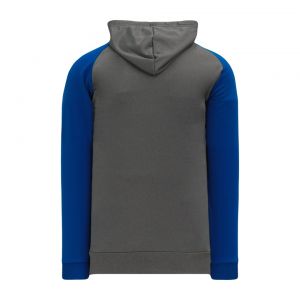 A1840 Apparel Sweatshirt - Heather Charcoal/Royal - Back