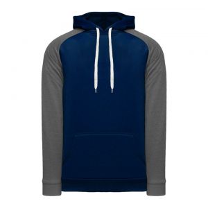 A1840 Apparel Sweatshirt - Navy/Heather Charcoal - Front