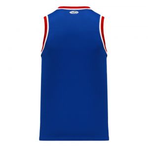 B1710 Pro Basketball Jersey - Royal/Red/White - Back