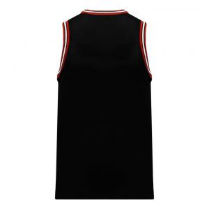 B1710 Pro Basketball Jersey - Black/Red/White - Back