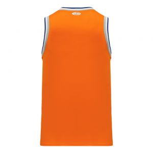 B1710 Pro Basketball Jersey - Orange/Royal/White/Grey - Back