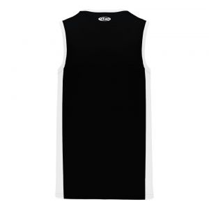 B2115 Pro Basketball Jersey - Black/White - Back