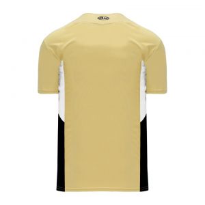 BA1763 One Button Baseball Jersey - Vegas/Black/White - Back