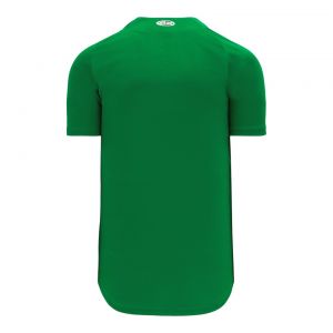 BA5200 Full Button Baseball Jersey - Kelly - Back
