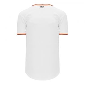 BA5500 Full Button Baseball Jersey - San Fransisco White/Orange/Black - Back