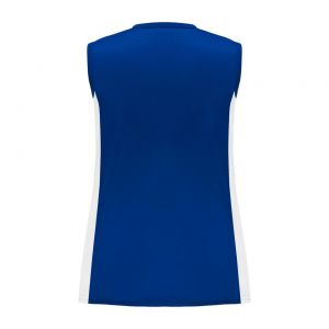 BA601L Women's Baseball Jersey - Royal/White - Back