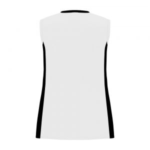 BA601L Women's Baseball Jersey - White/Black - Back