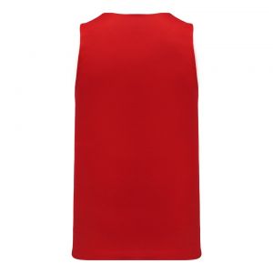 BR1105 League Basketball Jersey - Red/White - Back