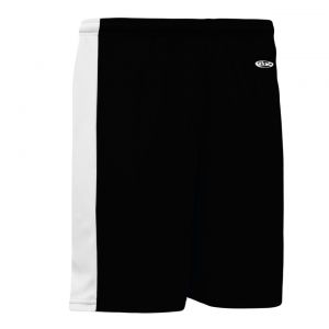 BS9145 Pro Basketball Shorts - Black/White - Back