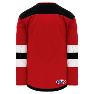 H550B Pro Hockey Jersey - 2017 New Jersey Red - Back