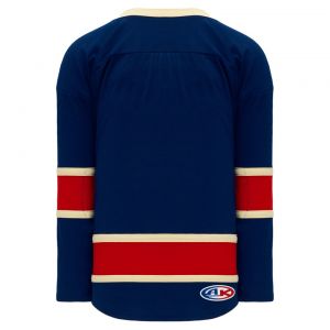 H550B Pro Hockey Jersey - New Nyr Heritage Navy - Back