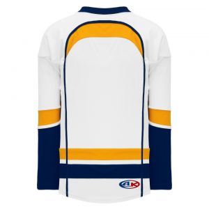 H550D Pro Hockey Jersey - 2013 Nashville White - Back