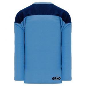 H6100 League Hockey Jersey - Sky/Navy - Back