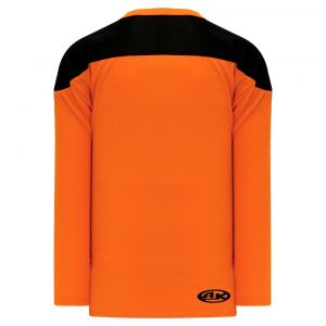 H6100 League Hockey Jersey - Orange/Black - Back
