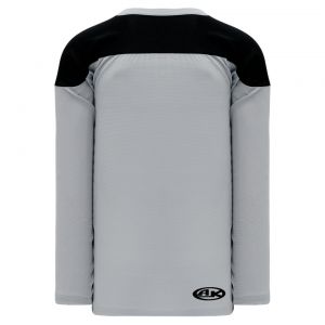 H6100 League Hockey Jersey - Grey/Black - Back