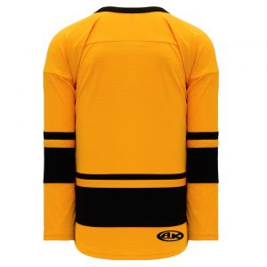 H6400 League Hockey Jersey - Gold/Black - Back