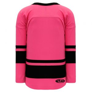 H6400 League Hockey Jersey - Pink/Black - Back