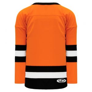 H6500 League Hockey Jersey - Orange/Black/White - Back