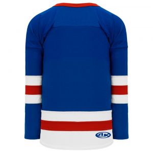 H6500 League Hockey Jersey - Royal/Red/White - Back