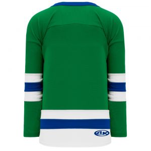 H6500 League Hockey Jersey - Kelly/Royal/White - Back