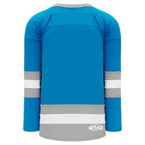 H6500 League Hockey Jersey - Pro Blue/Grey/White - Back