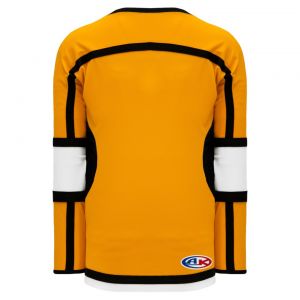H7000 Select Hockey Jersey - Gold/White/Black - Back