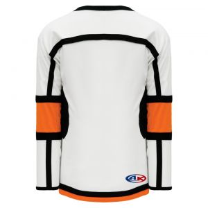 H7000 Select Hockey Jersey - White/Orange/Black - Back