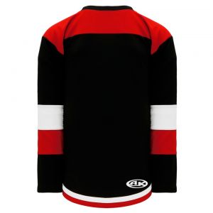 H7400 Select Hockey Jersey - Black/Red/White - Back