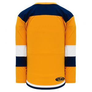 H7400 Select Hockey Jersey - Gold/Navy/White - Back