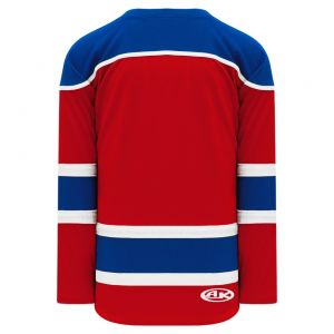 H7500 Select Hockey Jersey - Red/Royal/White - Back
