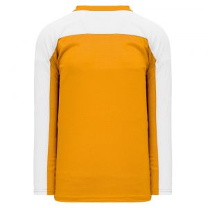 LB153 Box Lacrosse Jersey - Gold/White - Back