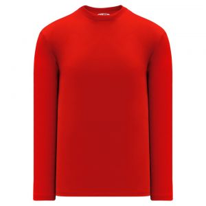 S1900 Soccer Long Sleeve Shirt - Red - Front