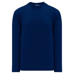 V1900 Volleyball Long Sleeve Shirt - Navy - Front