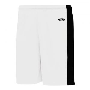 VS9145 Volleyball Shorts - White/Black - Front
