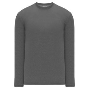 Athletic Knit V1900-021 Volleyball Long Sleeve Shirt - Heather Charcoal - Primary