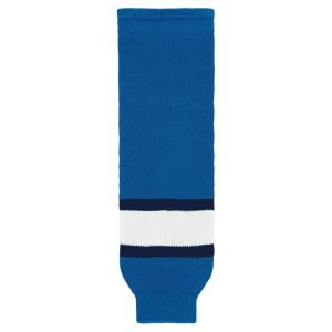 Athletic Knit HS630-776 Knitted Striped Hockey Socks - Winnipeg Cobalt - Primary
